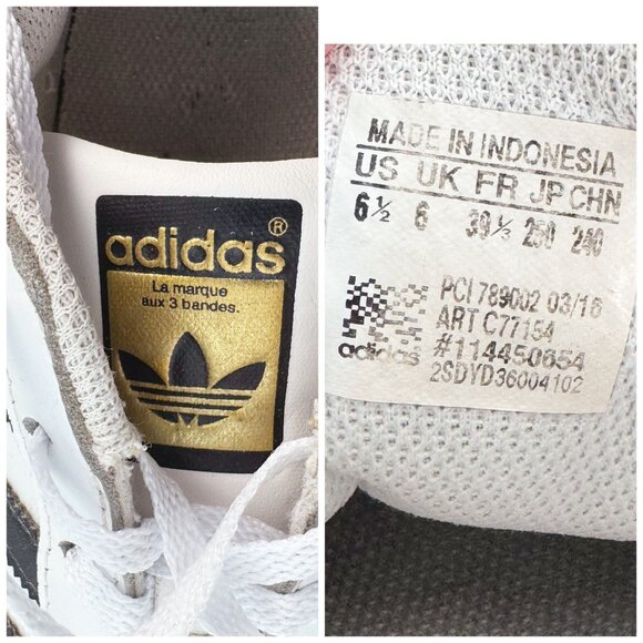 ADIDAS Customized Superstar Low-Top Sneaker Sunflower & Honey Bee Womens SZ 6.5 - Picture 6 of 12